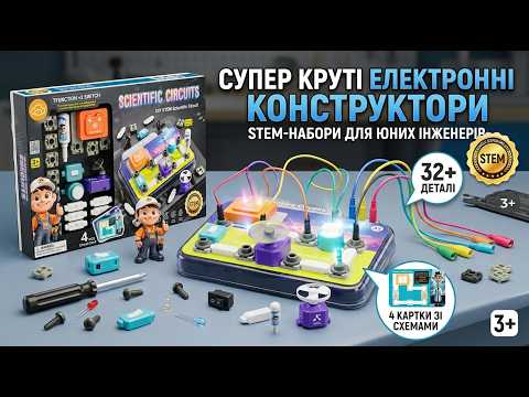 Набір - конструктор електронний з 58 елементів для навчання