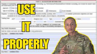 Use new Army Counseling Form - DA Form 4856 Explained