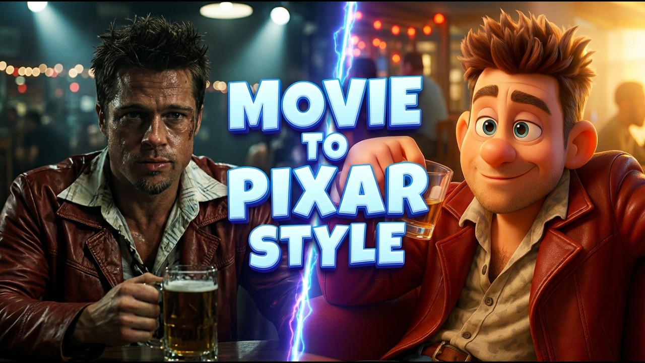 Turn Any Clip Into Pixar-Style Animation (Easy AI Trick)