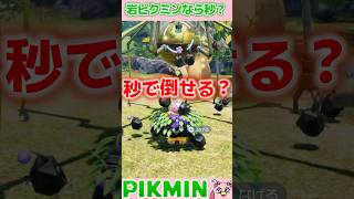 岩ピクミンなら秒で倒せる？岩ピクミン最強説#ピクミン4 #ピクミン#shorts