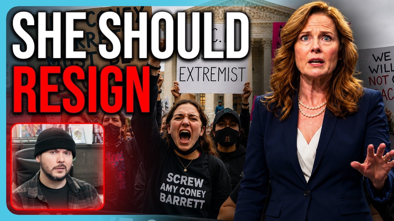 Amy Coney Barrett COMPROMISED By Leftist THREATS, She Should Resign