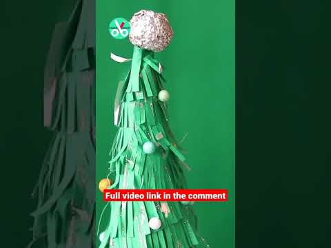 DIY Christmas tree from wool yarn thread shorts diychristmastree