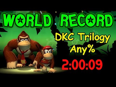 DKC Trilogy Any% PB In 2:00:09 (FORMER WORLD RECORD!)