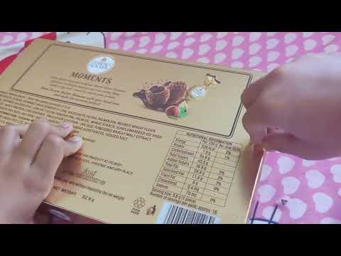 Ferrero moments unboxing video of 16 pieces