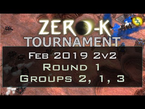 2019/02/23: 2v2 Tournament - Round 1 - Zero-K