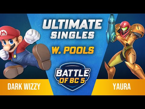 Dark Wizzy (Mario) vs Yaura (Samus) - Ultimate Singles Losers Top 32 - Battle of BC 5