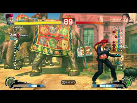 Ryukichikun [Ryu] vs Haitani [Viper] SSF4 Japanese Online Ranked Matches - TRUE-HD