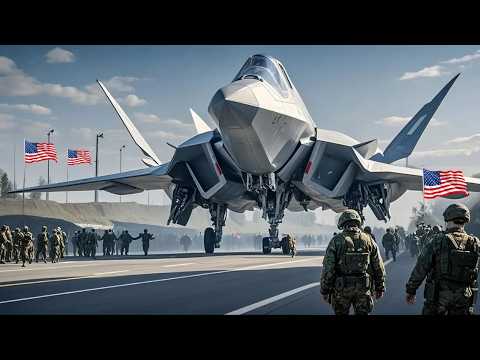 February 13th! US Next-Generation Stealth Fighter Jet Destroys 75 Russian Military Tanks