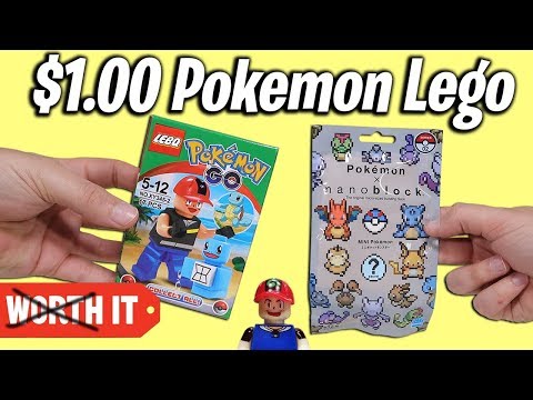 $1 Pokemon Lego VS $10 Pokemon Lego