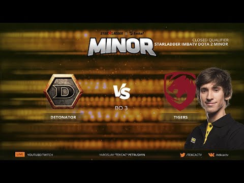 [RU] Tigers.Dendi vs DeToNator | bo3 | StarLadder ImbaTV Dota 2 Minor by @Tekcac