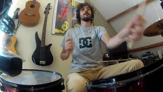 Foals   A Knife in The Ocean drum cover