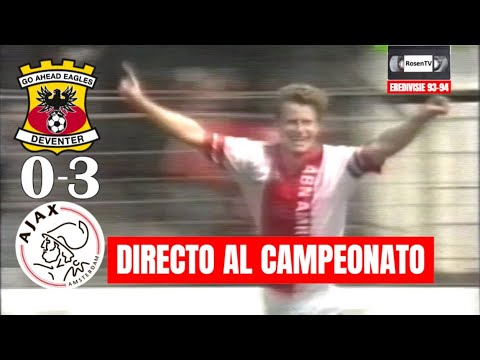 GO AHEAD EAGLES 0-3 AJAX / EREDIVISIE 1993-94