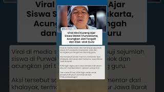 Reaksi KDM Viral Siswa SMK Purwakarta Olok-olok Guru, Usul Hukuman 30 Hari Bersihkan Sekolah