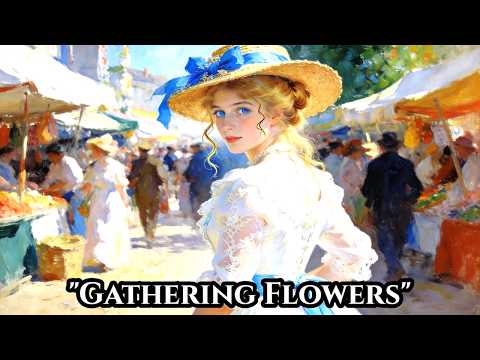 Visual Poems | Renoir | Stepping into the World of "Gathering Flowers"