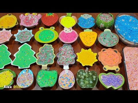 Slime Smoothie - Mixing Old Slimes -Alex slime video