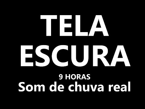 Real rain sound to sleep 9 HOURS BLACK SCREEN Relaxing REAL RAIN SOUNDS for deep sleep