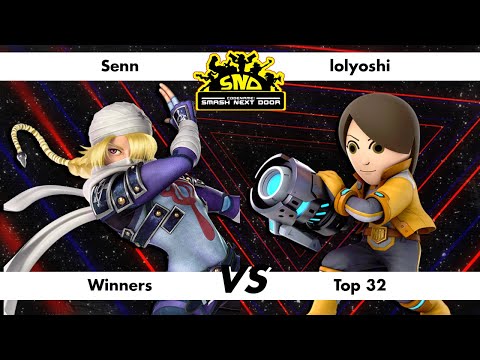 CODENAME: Smash Next Door 2024 - Winners Top 32 - Senn (Sheik) vs lolyoshi (Mii Gunner)