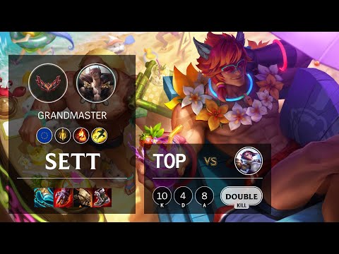 Sett Top vs Fiora - EUW Grandmaster Patch 12.2