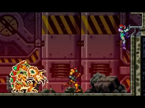 Metroid Fusion Sa-X in arachnus boss fight