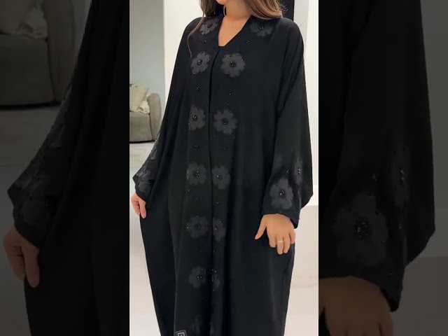 عباية بشت تطريز وفصوص من الامام