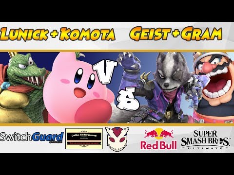 Lunick [King K Rool] + Komota [Kirby] vs Geist [Wolf] + Gram [Wario] | Kurasu Henko Cleric