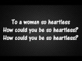 The Fray - Heartless Lyrics (By Kanye West) 