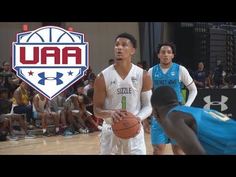 Top Ranked Jalen Suggs Vs. District WAWG At UAA Finals | Ashley James, Chet Holmgren, Josiah Freeman