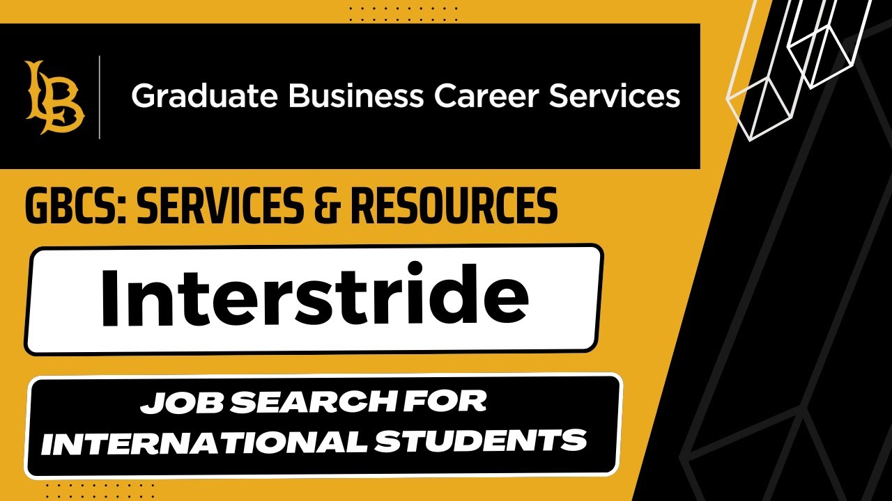 Interstride: Job Search for International Students