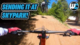 Hero Dirt, Sketchy Back Flips &amp; No Work - Vital MTB Ditch Day At SkyPark