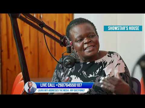 LAURA MITI ADDRESSES THE MEDIA. ANY QUESTIONS? LIVE CALL +260764550107