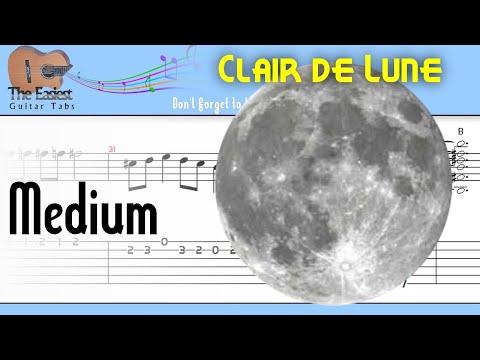 Debussy - Clair de Lune Guitar Tab