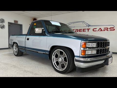 1991 Chevrolet C1500 SOLD, new crate 5.7, two tone, 5/7 lowering, US mag wheels, single cab