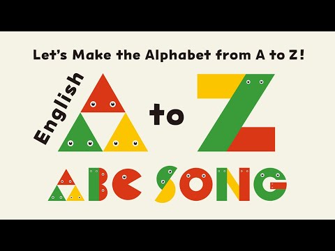 Let’s make the alphabet from A to Z! / Circles, Triangles, Squares / English version