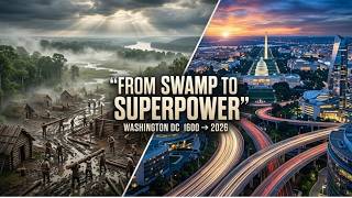 The Evolution of Washington DC | 1600 → 2026 Timelapse