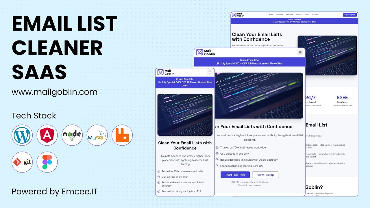 MailGoblin - Email List Cleaner SaaS