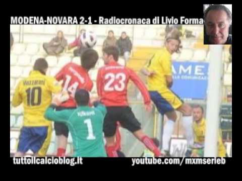Modena-Novara 2-1 - Radiocronaca di Livio Forma (8/1/2011) Radiocronaca da Radiouno RAI