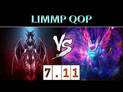 Limmp [Queen of Pain] vs [Puck] ► God Mode ► Dota 2 7.11