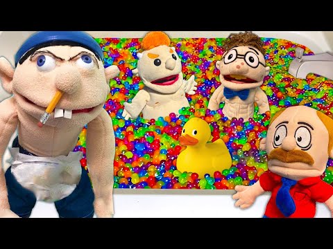 Jeffy Makes A ORBEEZ Bathtub!