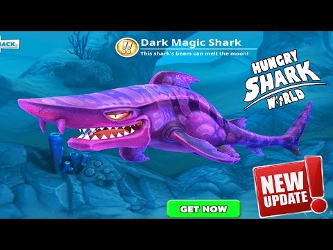 Hungry Shark World - NEW DARK MAGIC SHARK - New Update - Android Gameplay [FHD]