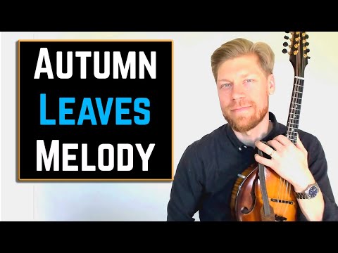 Jazz Mandolin Beginner Lesson - Autumn Leaves - Melody