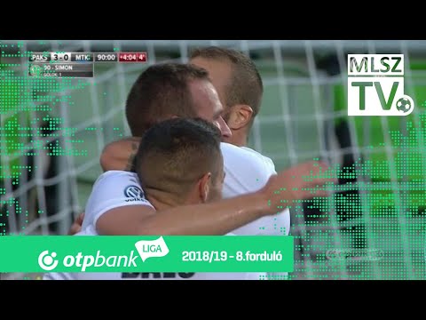 Simon András gólja a Paksi FC - MTK Budapest mérkőzésen