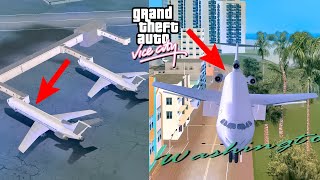 How To Drive This Plane in GTA Vice City? (Hidden Place) GTAVC Secret Plane Cheat Code