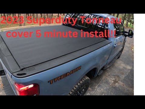 2023 Ford superduty F350 Tonneau cover install