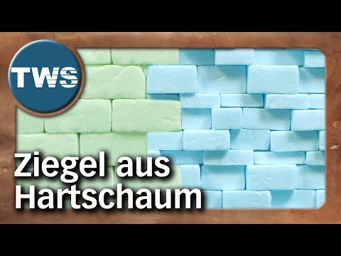 Tutorial: Ziegel aus Hartschaum und Styrodur / XPS foam bricks (Tabletop-Gelände, TWS)