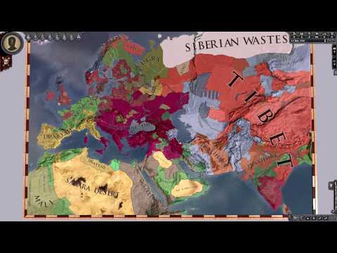Crusader Kings II Jade Dragon Timelapse 769-1452