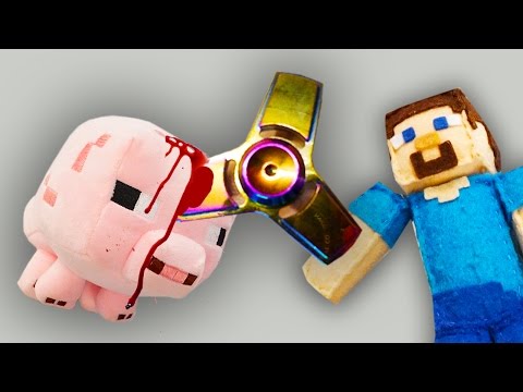 MINECRAFT PLUSHY ADVENTURE – KILLER FIDGET SPINNER!