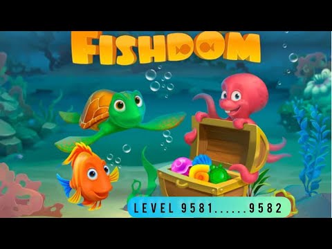 Fishdom game level 9581.....9582 #fishdom #youtube