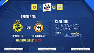 Download lagu LIVE 3D APURANA FC VS LO COEBANK 01   II  SANDING SUPER CUP 2026 I NINE STARS STUDIO TV mp3