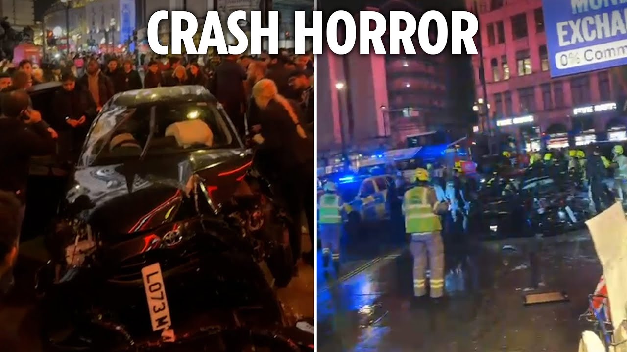 Two women pulled from wreckage after car ploughs into crowd at London tourist hotspot