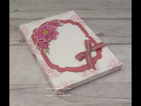 Prized Peony - 5" x 7" Card Box